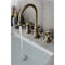 Kingston Brass KS2983AX Widespread Bathroom Faucet with Brass Pop-Up, Antique Brass KS2983AX - alternate 2